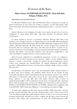 Governare gli Italiani &ndash; anno 2014