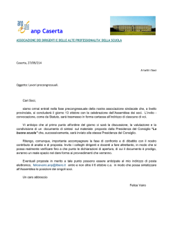 Il messaggio - anp Caserta