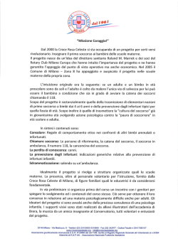 info su missione coraggio - Restate In Fabbrica Milano