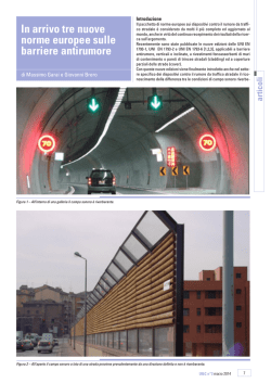 In arrivo tre nuove norme europee sulle barriere