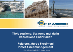 Slides - EFPA Italia Meeting 2015