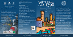 Programma 2014 - Volterra AD 1398