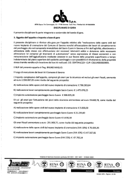 DISCIPLINARE DI GARA AL3314