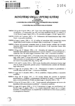 l - Ministero degli Affari Esteri
