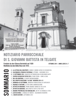 ottobre - Parrocchia di Telgate (BG)