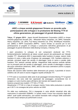 JADC e cinque societ&agrave; giapponesi firmano accordo di