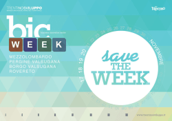 BIC Week - Trentino Sviluppo