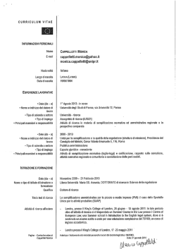 CV - Università degli Studi di Parma