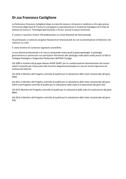 Dr.ssa Francesca Castiglione