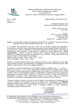 grad esaurite suppl as 14 15 circolare scuole
