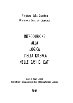 Introduzione alla logica della ricerca (file *, 970kb)