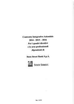 Contratto Integrativo Aziendale 2014 2016