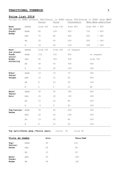 Here you will find the current price list as a PDF download