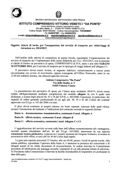 ISTITUTO COMPRENSIVO VITTORIO VENETO I &ldquo;DA PONTE&rdquo;
