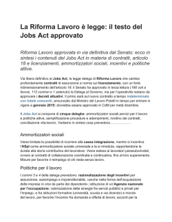 JOB ACT - Unione Artigiani Lodi e provincia