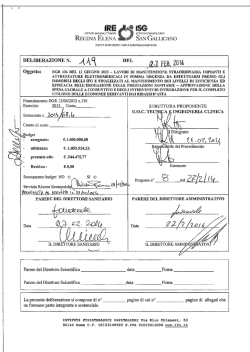 Deliberazione n. 119 del 27.02.2014