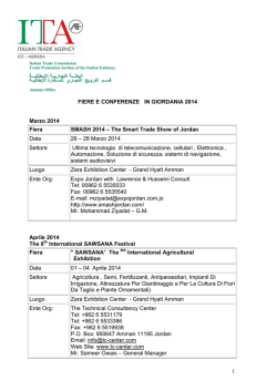 fiere in GIORDANIA 2014DOC