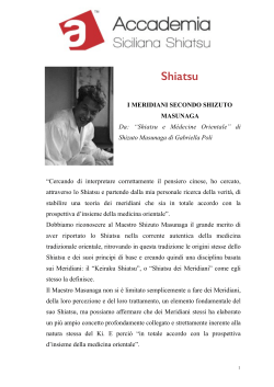 scarica il pdf - Accademia Siciliana Shiatsu