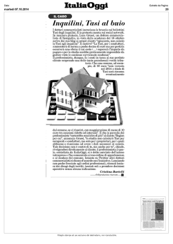 Inquilini, Tasi al buio