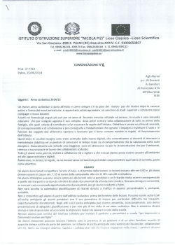 Anno Scolastico 2014-15.