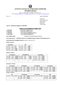 N 034 CALENDARIO IMPEGNI 2014-2015