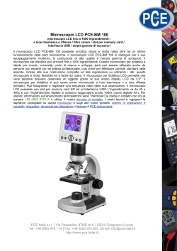Microscopio LCD PCE-BM 100