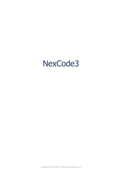 NexCode3 - Nexus Technologies