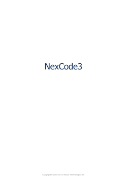 NexCode3 - Nexus Technologies