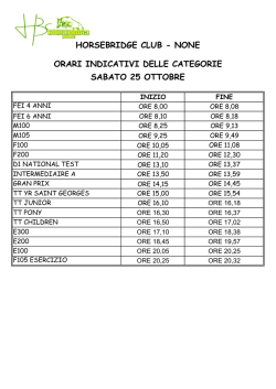 orari sabato