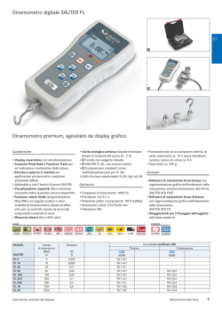 Dinamometro digitale SAUTER FL Dinamometro premium