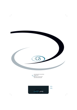 scheda tecnica - GS ITALIA Srl