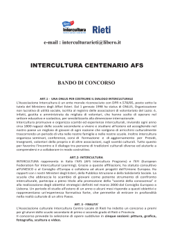 INTERCULTURA CENTENARIO AFS