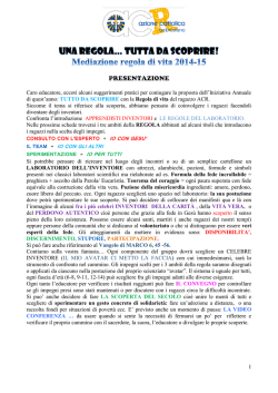mediazione regola 2014-15 - Azione Cattolica Ambrosiana