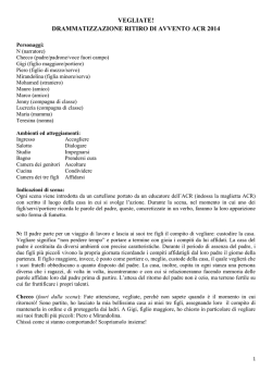 Drammatizzazione Ritiro di Avvento ACR 2014