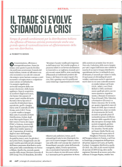 IL TRADE SI EVOLVE SFIDANDO LA CRISI unieuro