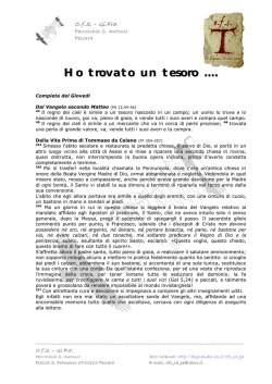 Ho trovato un tesoro .