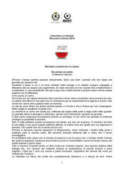 Ho ucciso un uomo - MUST Museo del territorio vimercatese