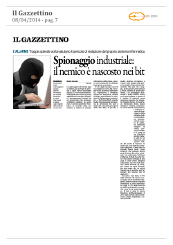 Il Gazzettino 08.04.2014