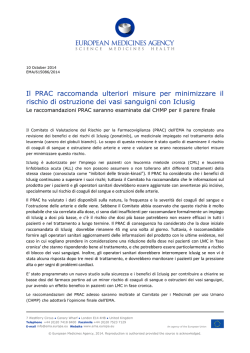 Iclusig (ponatinib) - Ordine dei Farmacisti di Parma