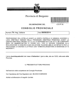 IIIIIIIII III - Delibere pubblicate