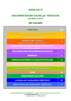 Documentazione Online per TEMATICHE