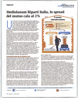 Mediolanum Riparti Italia, lo spread