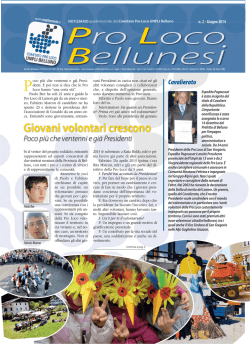 Giovani volontari crescono Poco più che ventenni e