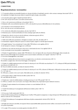 risposte quiz - Aero Club Rimini