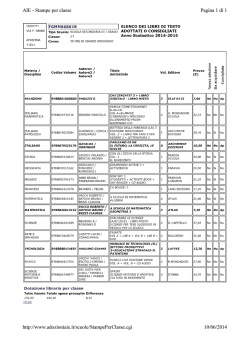 Dotazione libraria per classe Pagina 1 di 1 AIE - Torelli