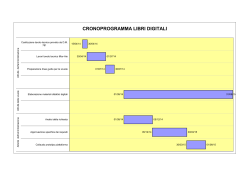 Cronoprogramma libri digitali