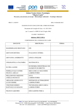 Documento 15 maggio 2014 VD