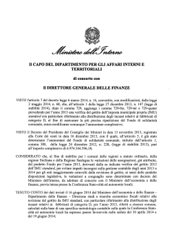 Decreto del 24 giugno 2014