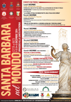 Download - Associazione Culturale Santa Barbara nel Mondo