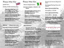 Prosecco Wine Tour Prosecco Wine Tour